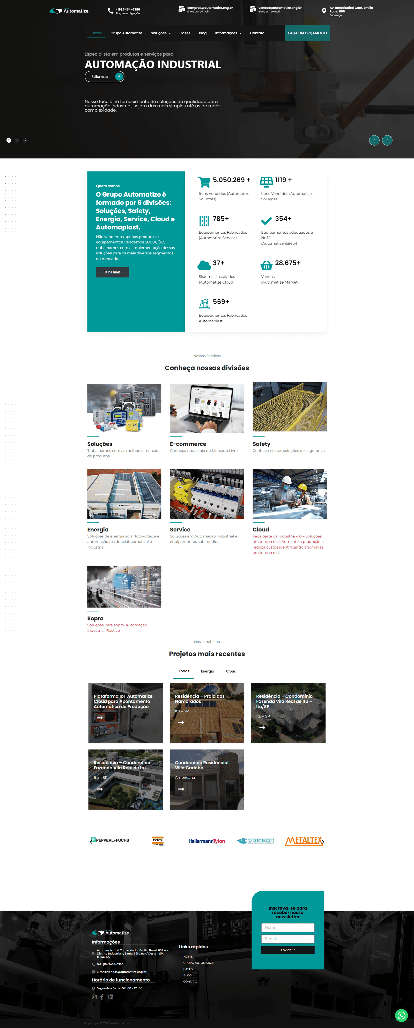 Screenshot de automatize.eng.br