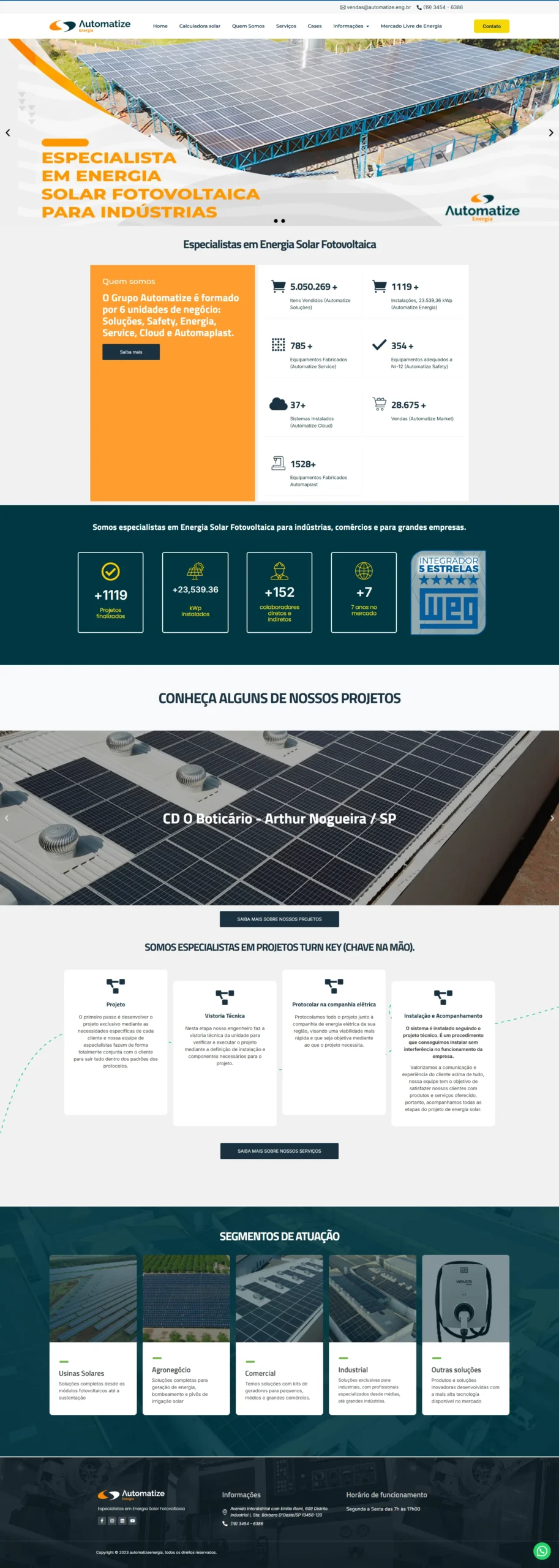 Screenshot de automatizeenergia.com.br