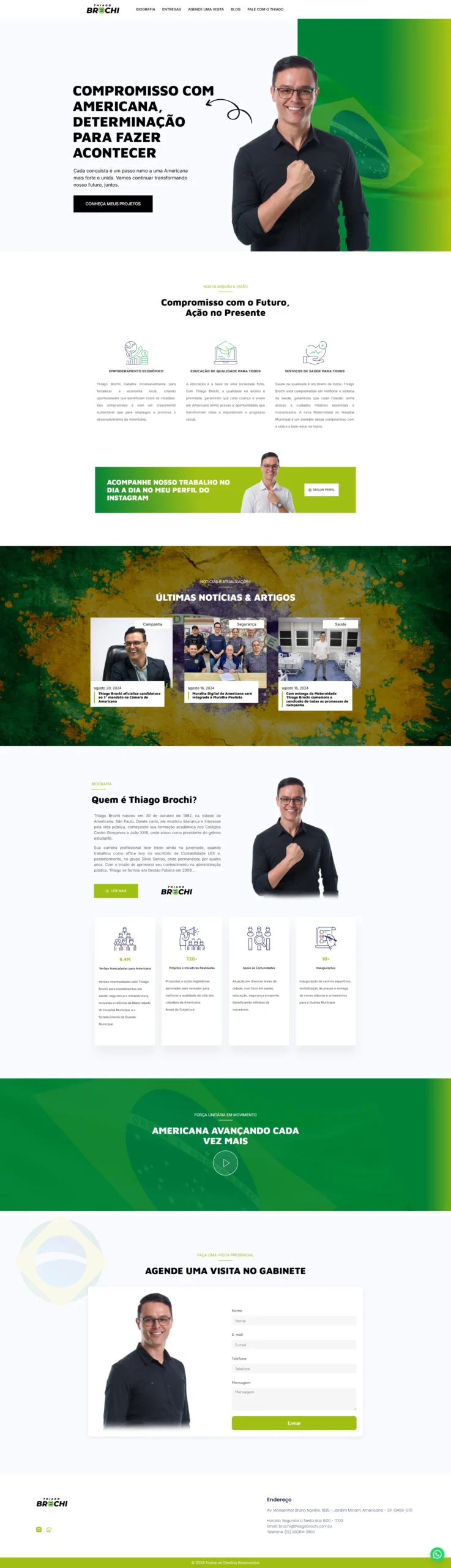 Screenshot de thiagobrochi.com.br
